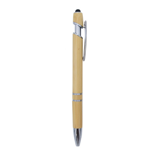 Black Natural Bamboo Pens Black Image